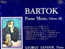 FACTORY SEALED 3 LP BOX BARTOK by By GYORGY SANDOR Piano Music Volume III VOX
