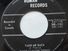 DAVID CLAYTON-THOMAS & THE SHAYS Take Me Back CANADA 1965 GARAGE SOUL 45