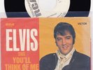 Elvis Presley  -  Suspicious Minds  -    Promo Weiß-Muster Vinyl