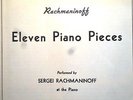 1940 RACHMANINOFF Plays 11 Piano Pieces Victor M-722 Melodie Etude Prelude 78