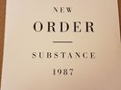 new order substance vinyl 1987 Press