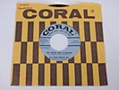JOHNNY BURNETTE TRIO The Train Kept A-Rollin'/Honey NM  PROMO 45 Coral 9-61719