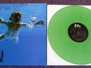 NIRVANA-NEVERMIND, 1991 MADE IN EU GEFFEN RECORD LABEL GLOBUS GREEN VINYL LP.