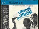 45 tour U A R   BO film JOHNNY  HALLYDAY  l'aventure c'est l'aventure 35239 bleu
