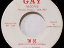 LA CHORDS - 1962 - HEAR IT - TO BE / FLAME OUT - RARE ARIZONA DOO WOP