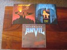 Anvil. 3 NM- LP Lot.  Forged in Fire. Hard 'n' Heavy. Backwaxed