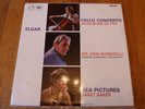 ELGAR - Cello Concerto - DU PRE / BAKER - UK HMV ORIG 1ST SEMI - ASD 655 *EX+ *