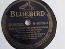 Louis Armstrong - 78rpm single 10-inch – Bluebird #10703 When It’s Sleepy Time..