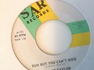 JOHNNIE TAYLOR - OH HOW I LOVE YOU / RUN BUT YOU CAN'T HIDE -SAR 156. VG+