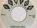 Garage/Psych Instro 45 THE MUSSIES Louie Go Home FENTON 12 O'Clock, July HEAR