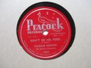 BLUES 78 Rpm - Harold CONNER - Peacock 1652