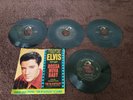 4 Elvis RCA Victor 45's All Shook Up, Too Much, Blue Suede Shoes, Bossa Nova