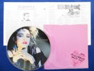 MADONNA  ?JAPAN PICTURE VINYL?LIMITED PRESS The First Album LP Sticker Insert NM