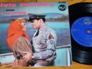 ELVIS PRESLEY French France EP blue solid center GI BLUES 2/61 - RCA 86.285