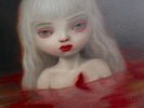 MARK RYDEN BAND AID COVER THE BULLET HOLE ART & BLOOD RED VINYL 2003 ORIGINAL