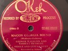 Okeh 45066 George Walburn & Emmett Hethcox MACON COUNTY BD 78 rpm 1925 FIDDLE E