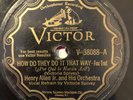 Victor 38088 Henry Allen Jr. Or FUNNY FEATHERS w Victoria Spivey 78 RPM  Jazz