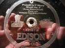 1919 Sergei RACHMANINOFF on EDISON Diamond Disc plays C Sharp Minor Prelude 78