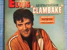 ELVIS PRESLEY CLAMBAKE LP RCA USA LPM-3893 VINYL MONAURAL LABEL WITH WED PHOTO