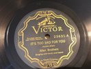 COUNTRY ALLEN BROS Victor 23631Moonshine Hill/Too Bad for You Nr MINT