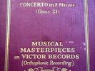 1931 ARTHUR RUBINSTEIN Piano CHOPIN Concerto No 2 F minor  Barbirolli M-110 78