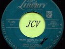 EDDIE COCHRAN (Mean When I'm Mad / One Kiss)  ROCKABILLY 45 RPM  RECORD