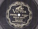 22p.  Carter Family - River of Jordan & Keep On the Sunny Side - Victor 21434