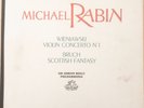 Michael Rabin - Wieniawski/Bruch - Angel-UK 35484 = Col. 33CX1538 - near mint