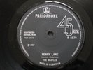 Beatles. Penny Lane. UK.1969 Press. V. Rare Solid Centre. 'No sold in UK' text