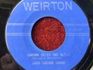 JACK CARSON COMBO Carson Cries The Blues 45 WEIRTON Rare Blues Jazz Gibbs HEAR