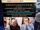 @COLUMBIA MS 6124 *TWO-EYE* 1ST *ROSTROPOVICH* SHOSTAKOVICH CELLO CTO* NM