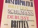 SXL 2298 Britten+Debussy+Schumann+Rostropovich-ED1 WBG-1st PRESSING-VERY RARE