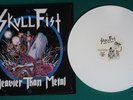 SKULL FIST Heavier than Metal WHITE VINYL Very Rar Priest Maiden Accept Striker