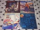 4 x MARILLION LPs (Fugazi, Script for a jesters tear, Holidays in eden, +1) VG++