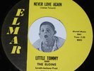 Doo Wop Soul 45 REP LITTLE TOMMY & THE ELGINS Never Love Again / I Walk On Elmar