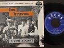 LOS BRAVOS EP MADE IN PORTUGAL 45 PS 7 *I DON´T CARE* DECCA 60s