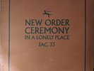 New Order Ceremony COPPER METALLIC SLEEVE Vinyl Single 12inch NEAR MINT