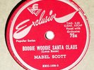 VERY RARE Mabel Scott 78 RPM - Boogie Woogie Santa Claus - Every Little Doggie