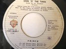 PRINCE - Sing 'o' The Times / La La La He He Hee - RARE PANAMA 45