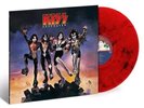 KISS  DESTROYER LIMITED EDITION RED AND BLACK MARBLED LP VINYL RECORDNEW & FACTO