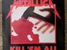 Metallica - Kill 'Em All LP ORIGINAL SILVER MEGAFORCE LABEL HEAVY METAL RARE
