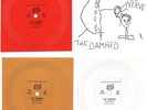THE DAMNED 'Twisted nerve' Set of 3 colored 6