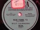 country 78 RPM BILLY TALMADGE Blue Yodel #3 DECCA HEAR Blue Monday Blues