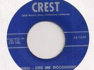 BUDDY LOWE : Umm Kiss Me Goodnight (Crest 45-1049) Rockabilly Sax Rocker 45 HEAR