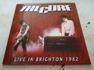 THE CURE   -  live in brighton 1982 -   2 X lp  WHITE  MARBLE VINYL