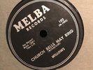 THE WILLOWS  -   CHURCH BELLS MAY RING / BABY TELL ME   78  VG++  MELBA 102