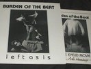 BURDEN OF THE BEAT Left as Is LP PRIVATE MN SYNTH POP ROCK + RARE PRESS KIT BOOK