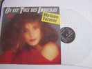 MAXI 45 TOURS MYLÈNE FARMER , ON EST TOUS DES IMBECILES . VG / EX . RARE .