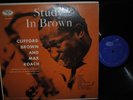CLIFFORD BROWN MAX ROACH Study In Brown LP EMARCY MG 36037 US 1955 DG MONO RARE