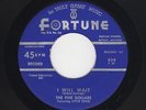 '56 FORTUNE R&B/DooWop FIVE DOLLARS I Will Wait/Hard Working Mama VG+ HEAR